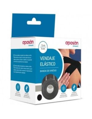 aposan Vendaje Elástico 5M X 5Cm Negro