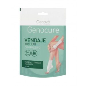 genocure Vendaje Tubular Compresivo Muñecas Y Tobillos Delgados
